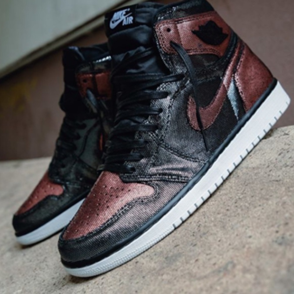 Jordan 1 Women’s Fearless in Rose Gold Metallic